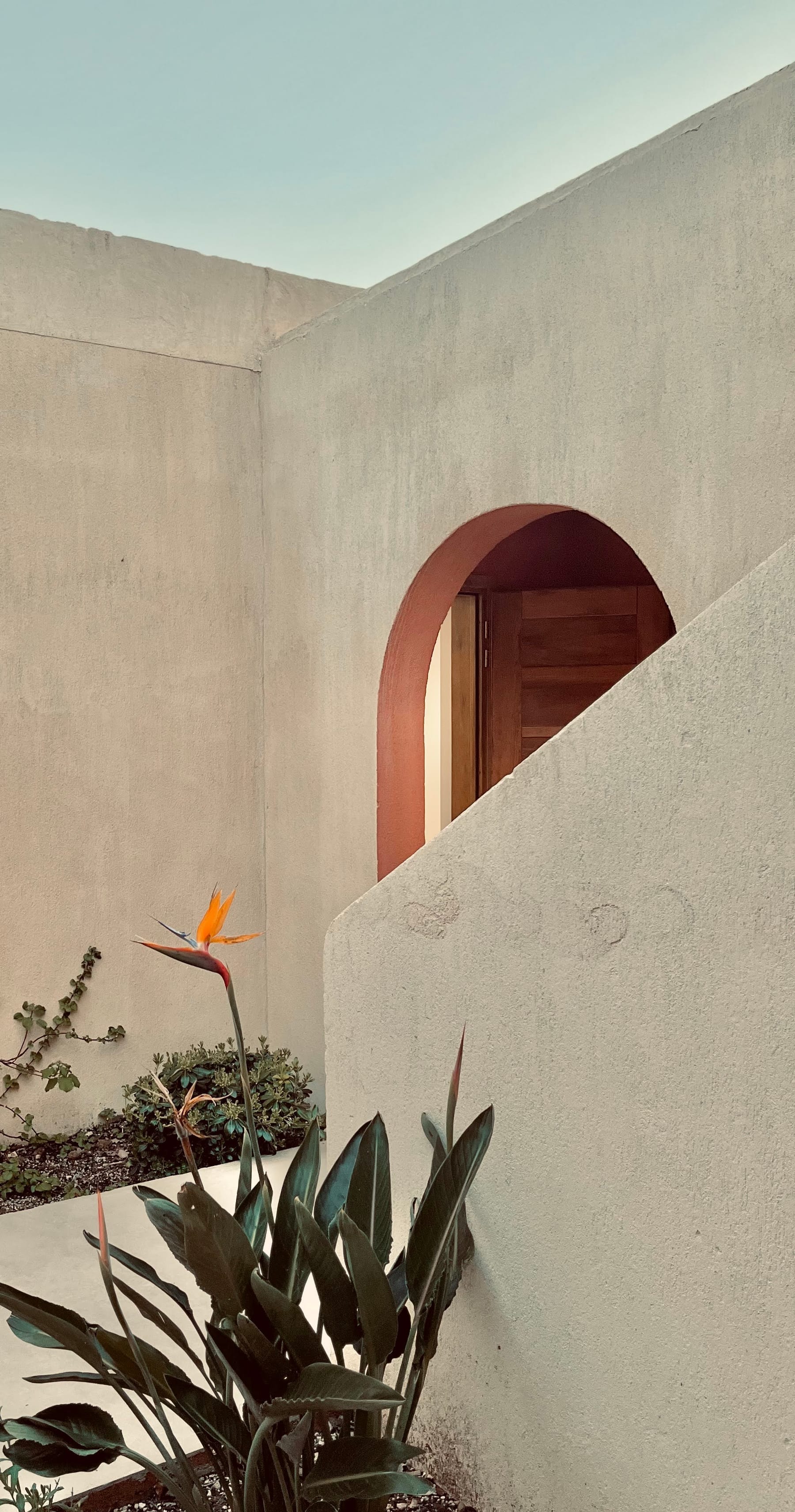 Cour et jardins du domaine Toile Blanche