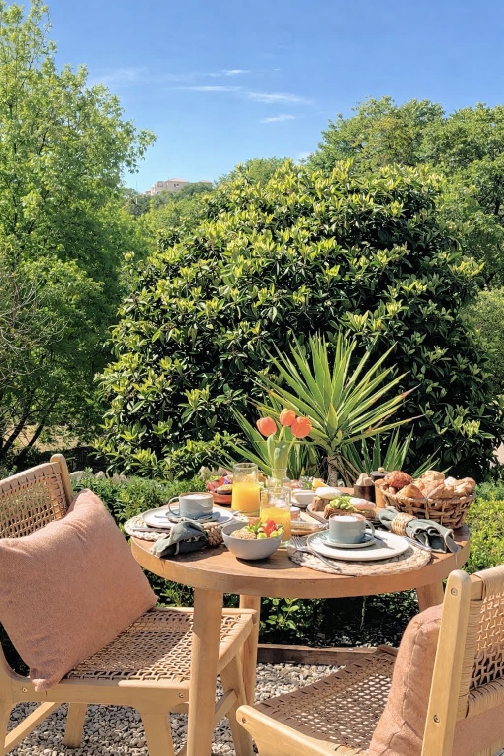 Coffee and breakfast at Toile Blanche