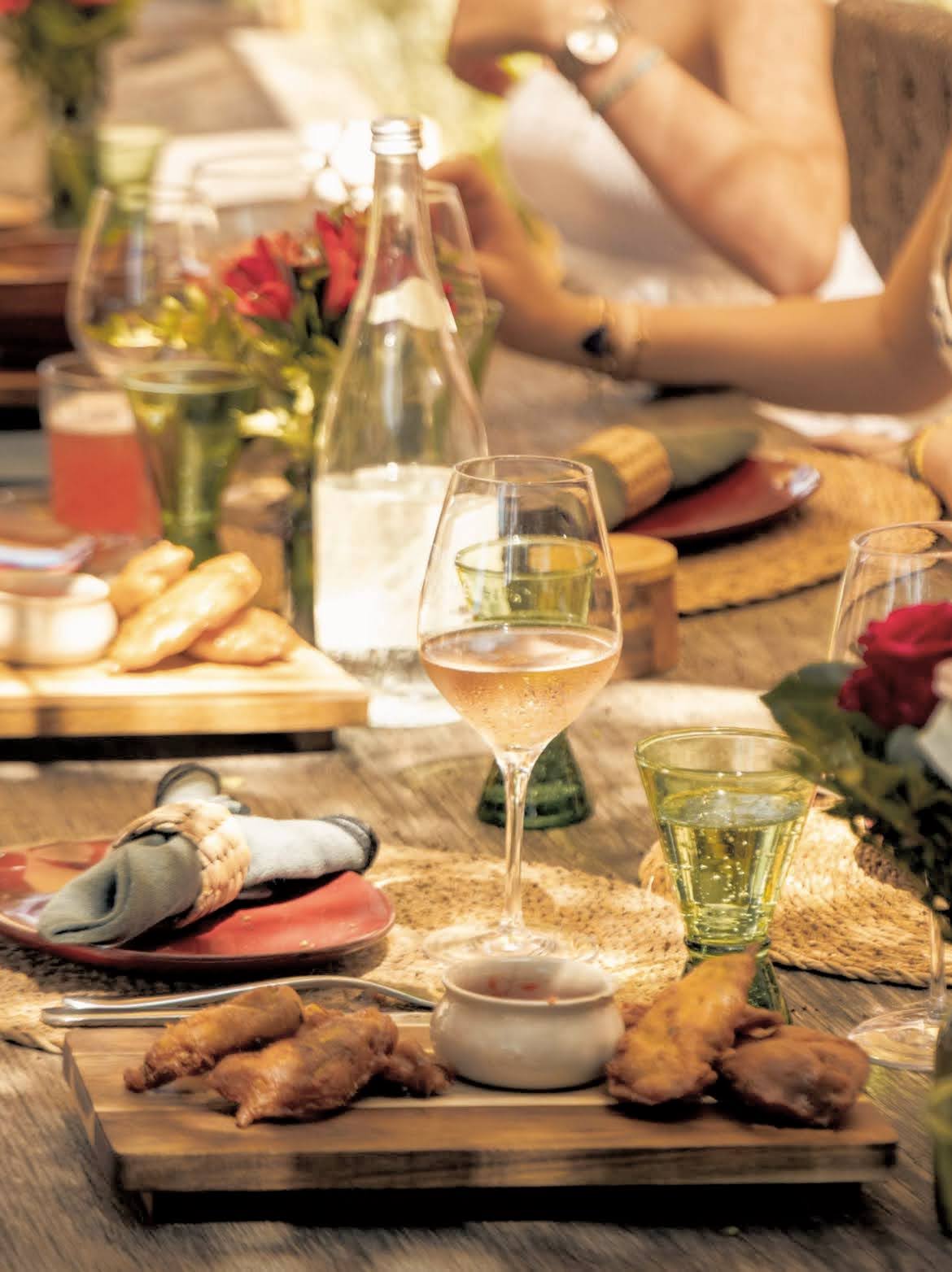 Al fresco lunch at La Guinguette