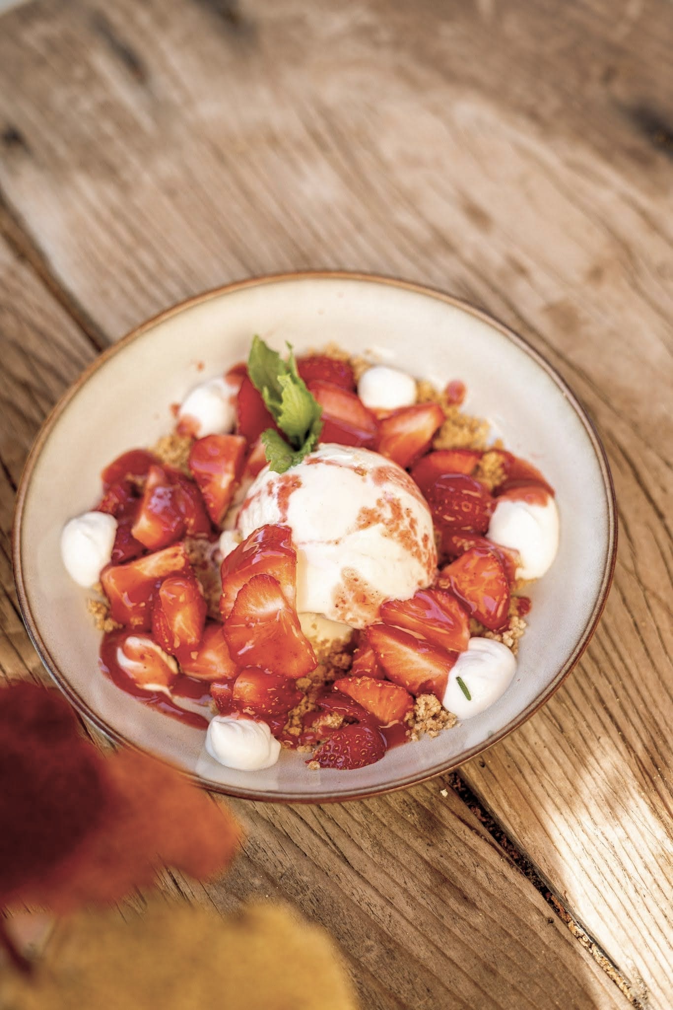 Provençal dishes at La Guinguette