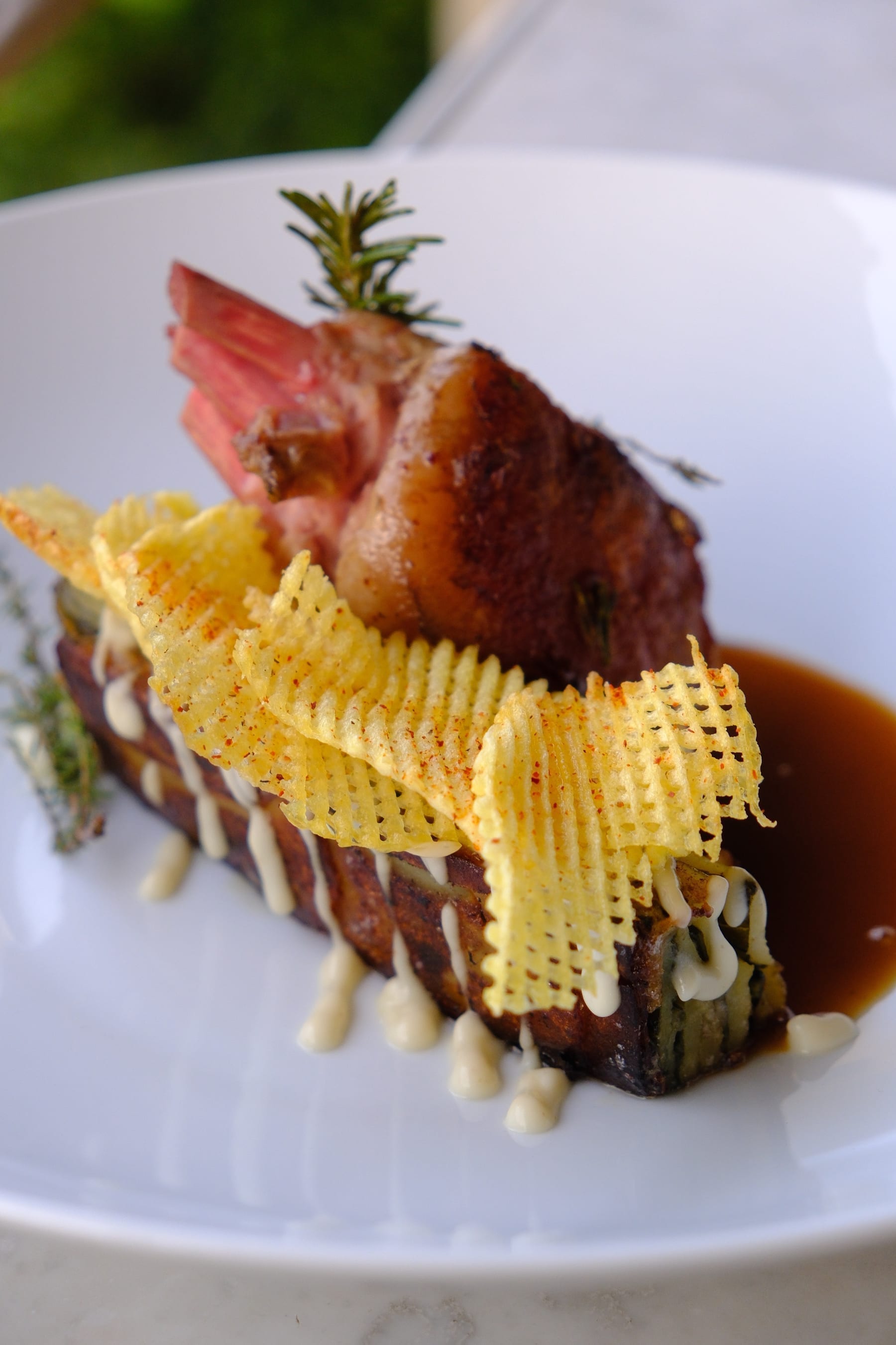 Evening dining at Le Restaurant