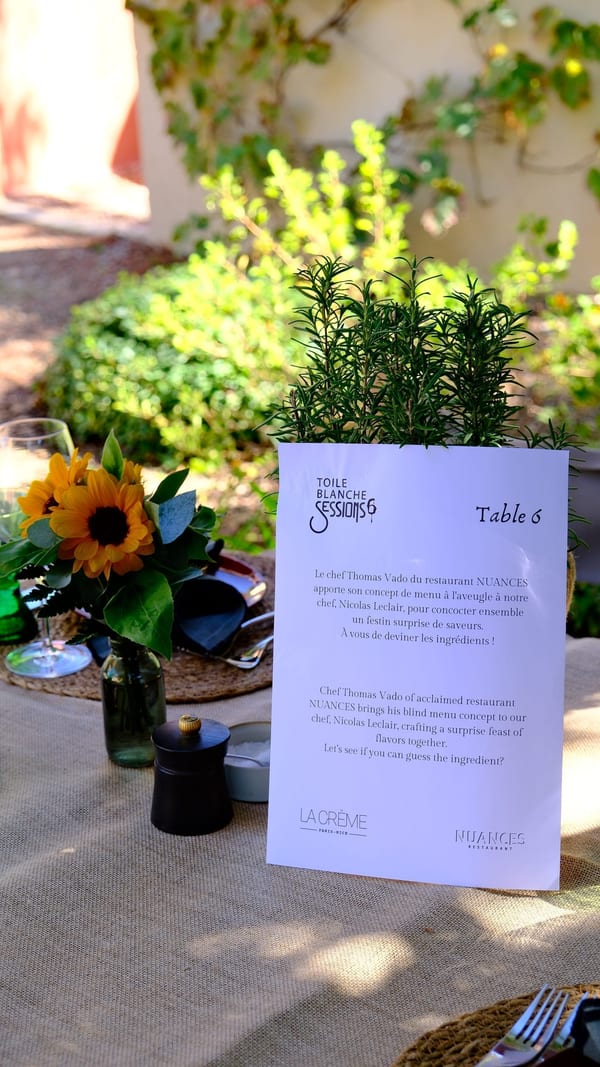 Les Sessions Toile Blanche — soirée sur mesure