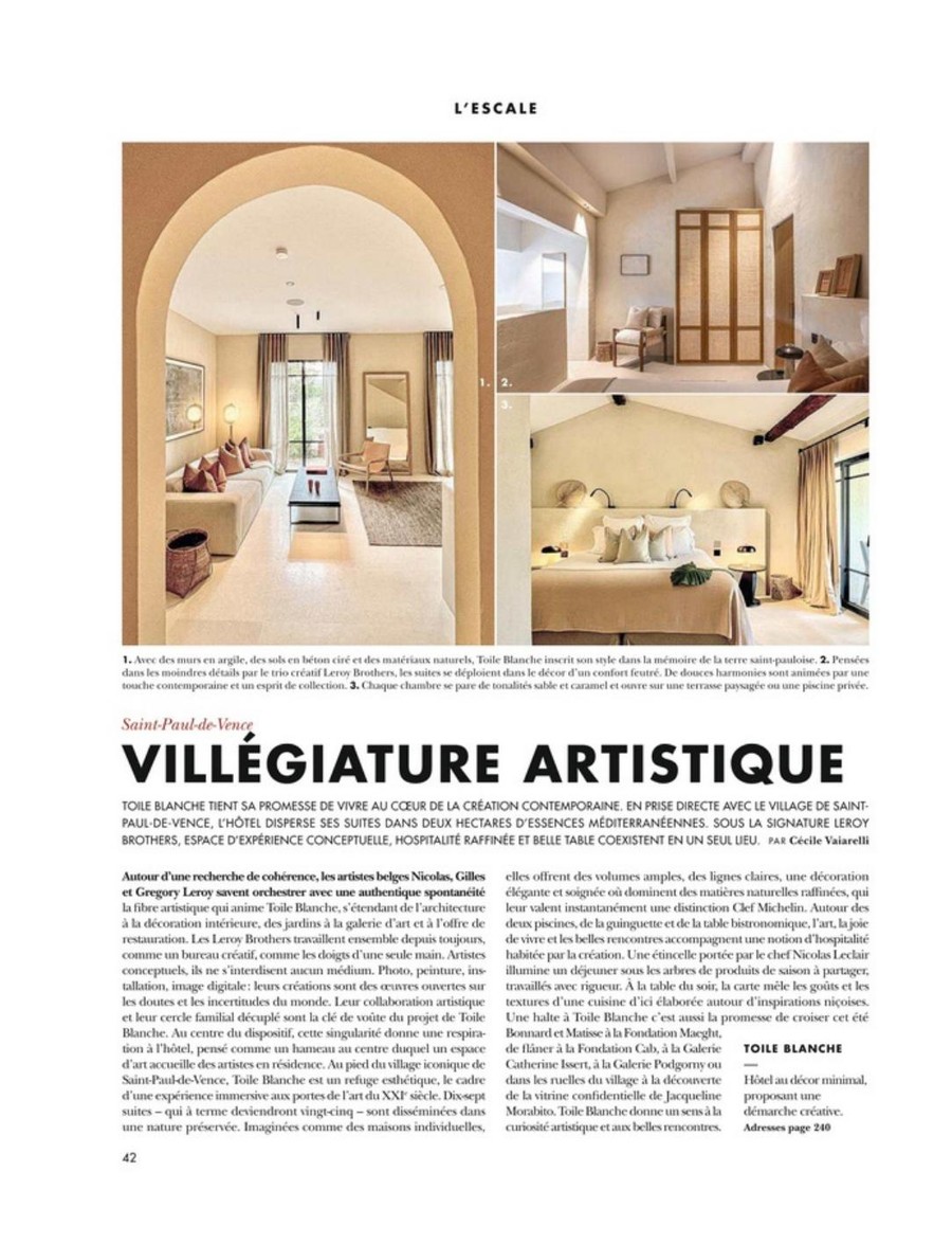 Côte Sud — couverture presse Toile Blanche