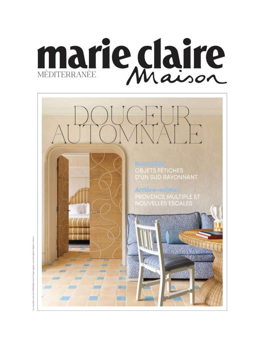 Marie Claire Maison — couverture presse Toile Blanche