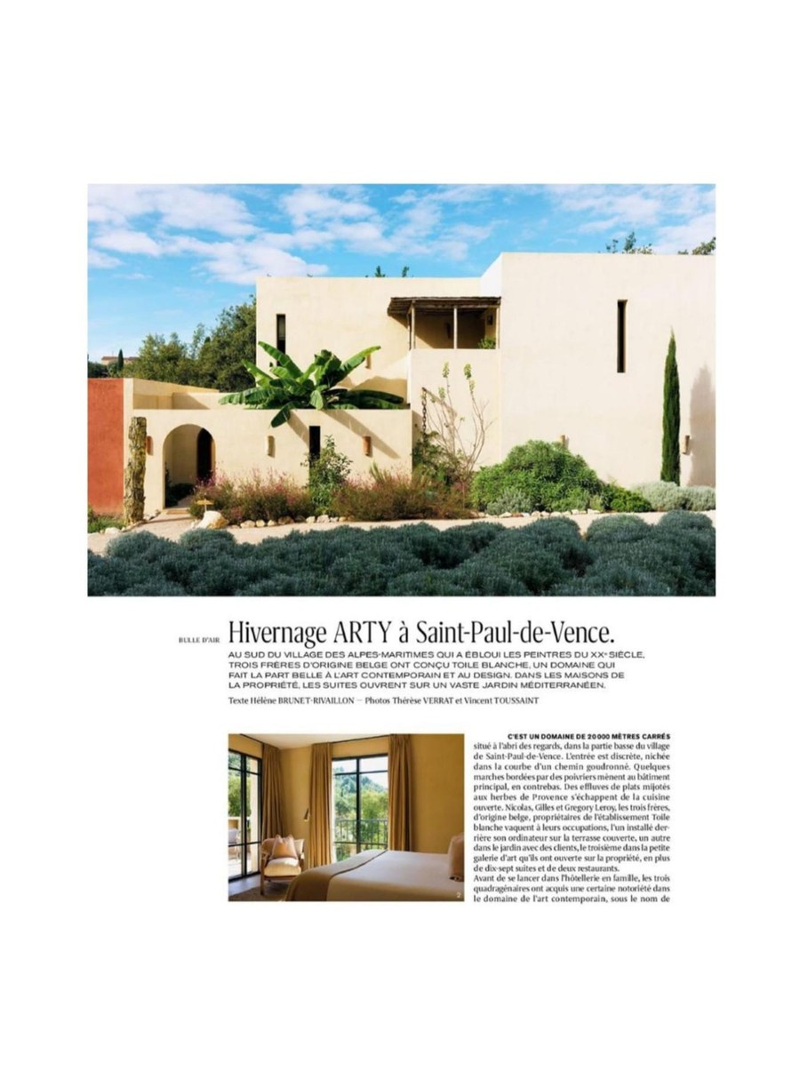 Le Monde — couverture presse Toile Blanche