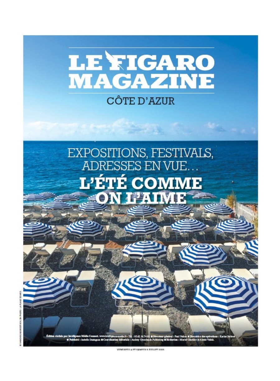 Le Figaro Magazine — couverture presse Toile Blanche